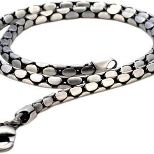 New silver chain necklace by bico‎